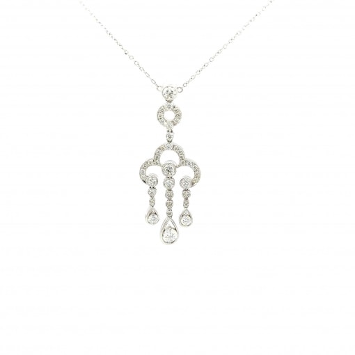 천연 다이아 목걸이 (총2.145ct)