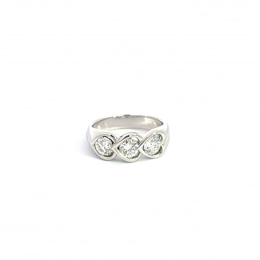 천연 Dia 0.32ct 3p 반지