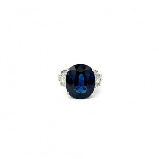 천연 타일랜드 블루사파이어 11.9ct 반지