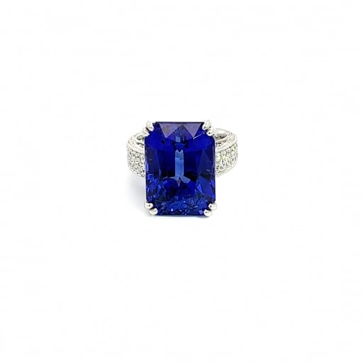 천연 탄자나이트 20.43ct 반지