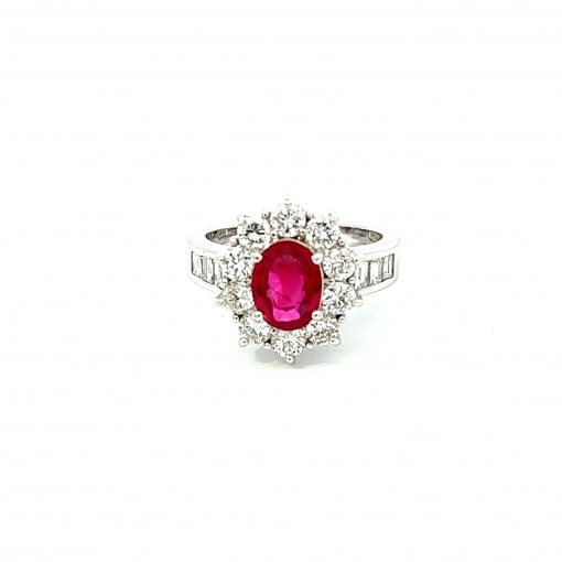 천연 루비 1.62ct 반지
