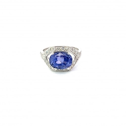 천연 4.75ct 세이론 사파이어
