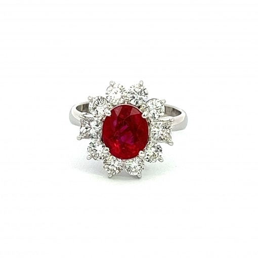 천연 Ruby 1.8ct 반지