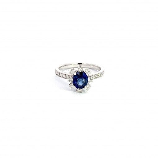 천연 사파이어 0.84ct 반지