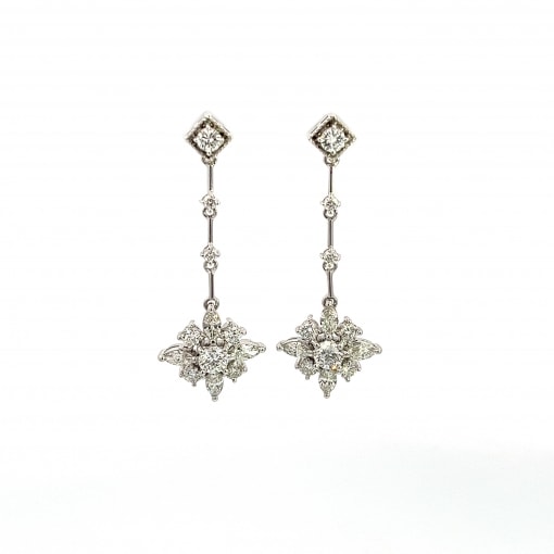 천연 다이아몬드 0.32ct 귀걸이