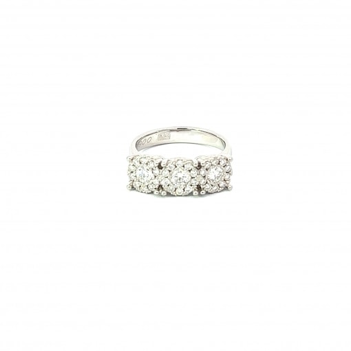 천연 다이아몬드 0.17ct 3P 다이아 반지