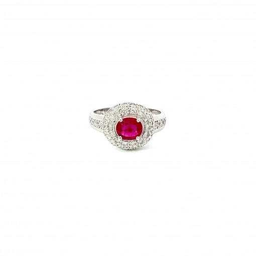 천연 루비 0.68ct 반지