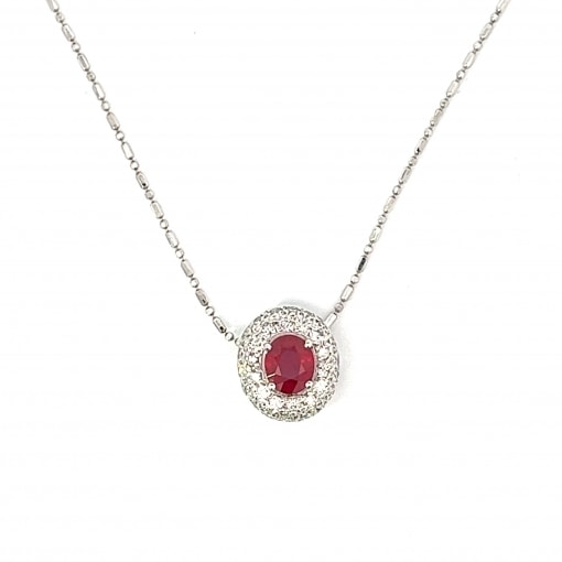 천연 루비 0.67ct 목걸이