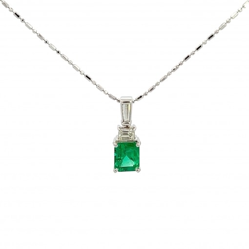 천연 에메랄드 1.09ct 목걸이