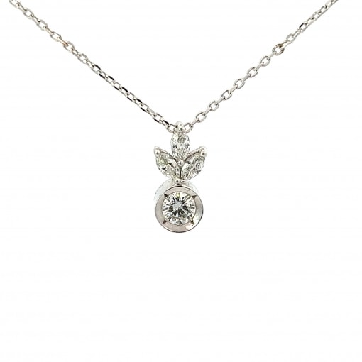 천연 다이아몬드 0.36ct 목걸이